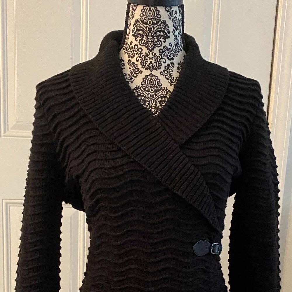 Calvin Klein Little black sweater dress - Picture 1 of 3